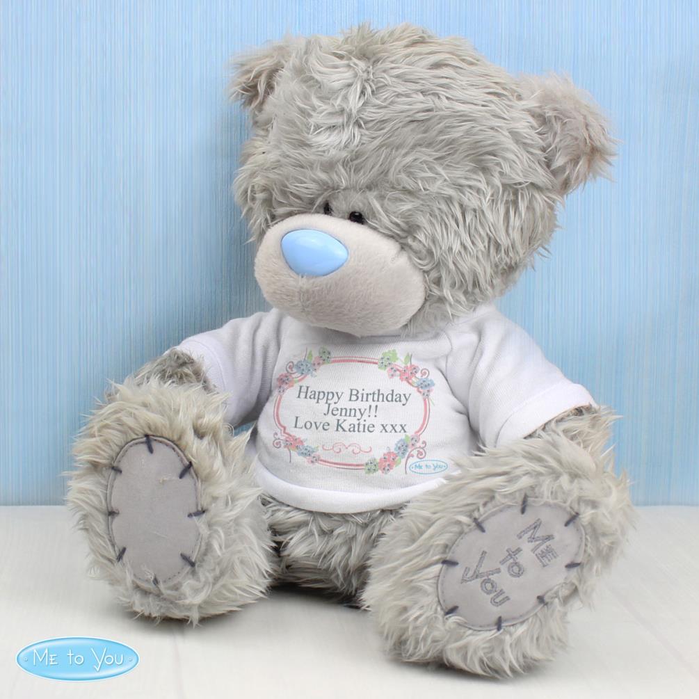Personalised 10" Floral Me to You Bear Extra Image 1